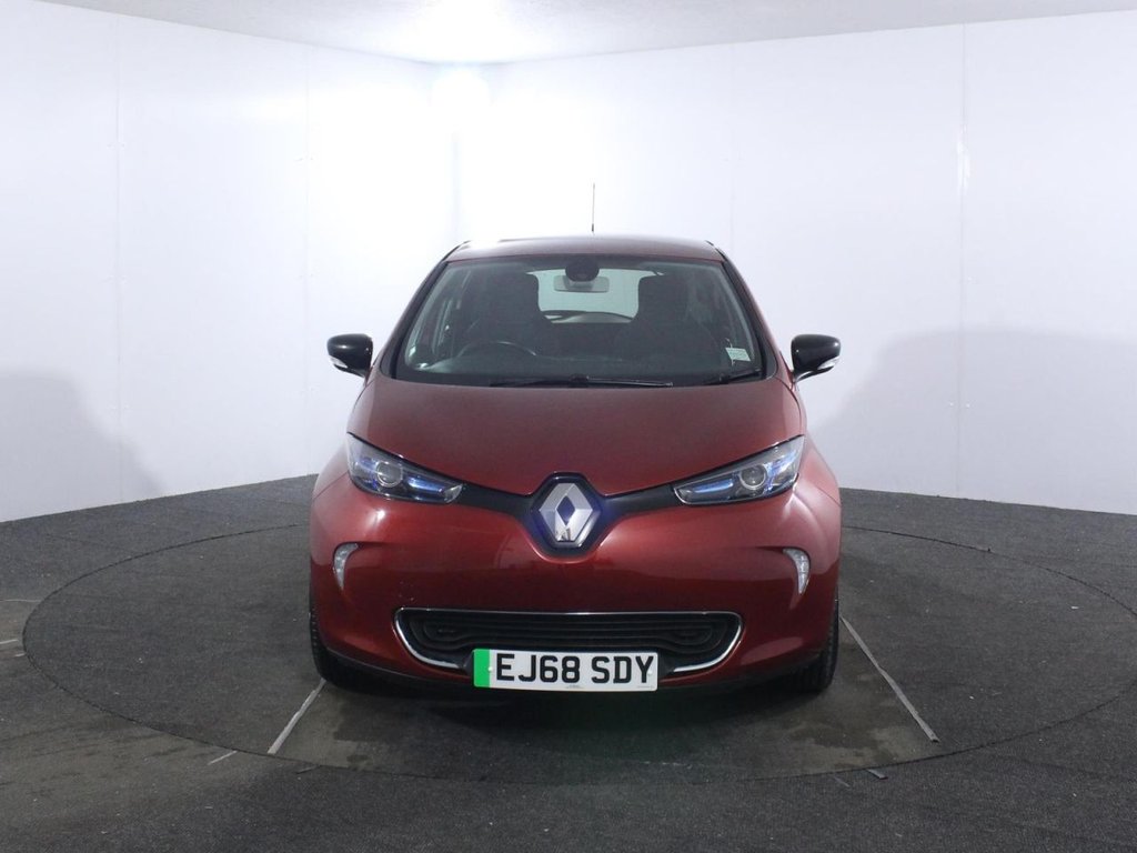 USED 2018 68 RENAULT ZOE R90 41kWh Dynamique Nav Hatchback 5dr Electric Auto (i) (92 bhp) BATTERY OWNED - 155 MILE RANGE