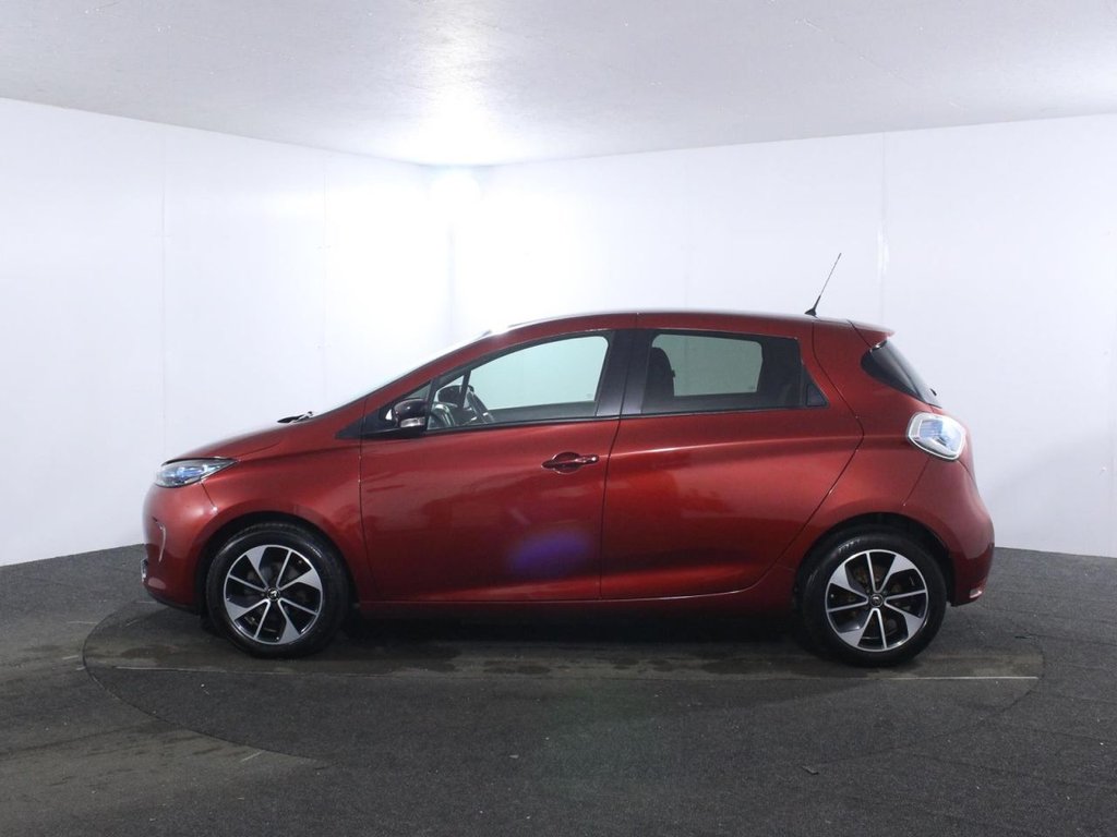 USED 2018 68 RENAULT ZOE R90 41kWh Dynamique Nav Hatchback 5dr Electric Auto (i) (92 bhp) BATTERY OWNED - 155 MILE RANGE