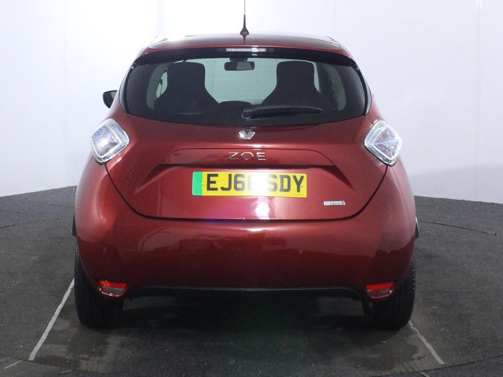USED 2018 68 RENAULT ZOE R90 41kWh Dynamique Nav Hatchback 5dr Electric Auto (i) (92 bhp) BATTERY OWNED - 155 MILE RANGE