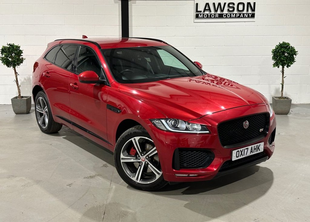 USED 2017 17 JAGUAR F-PACE 3.0 D300 V6 S SUV 5dr Diesel Auto AWD Euro 6 (s/s) (300 ps) 
