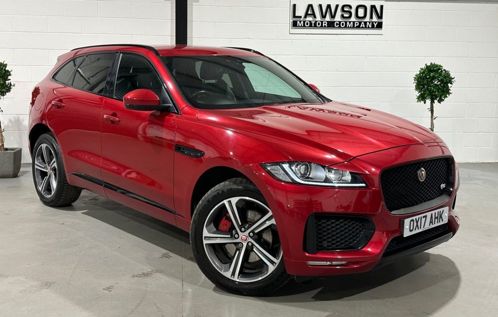 USED 2017 17 JAGUAR F-PACE 3.0 D300 V6 S SUV 5dr Diesel Auto AWD Euro 6 (s/s) (300 ps) 