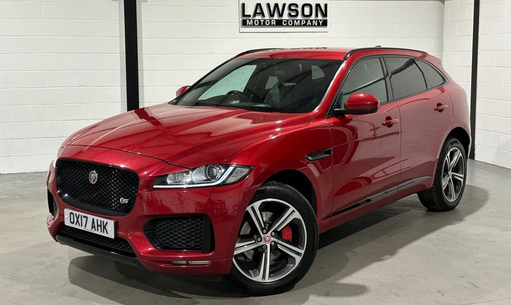 USED 2017 17 JAGUAR F-PACE 3.0 D300 V6 S SUV 5dr Diesel Auto AWD Euro 6 (s/s) (300 ps) 