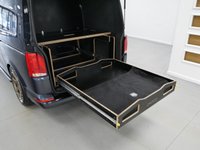 USED 2024 24 VOLKSWAGEN TRANSPORTER T30 2.0 TDI 110 BHP SWB HIGHLINE KOMBI 5 SEATER CADCO BED | STORAGE  | TAILGATE | HIGH SPEC