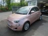 USED 2021 71 FIAT 500E 24kWh Action Hatchback 3dr Electric Automatic (95 ps) SAVE THOUSANDS with this nearly-new 24 kWh all electric auto Fiat 500e Action finished in optional extra Rose Gold & Balance of Fiat Manufacturer High-voltage Battery Warranty until September 2029 or 100,000 miles!