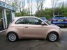 USED 2021 71 FIAT 500E 24kWh Action Hatchback 3dr Electric Automatic (95 ps) SAVE THOUSANDS with this nearly-new 24 kWh all electric auto Fiat 500e Action finished in optional extra Rose Gold & Balance of Fiat Manufacturer High-voltage Battery Warranty until September 2029 or 100,000 miles!