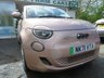 USED 2021 71 FIAT 500E 24kWh Action Hatchback 3dr Electric Automatic (95 ps) SAVE THOUSANDS with this nearly-new 24 kWh all electric auto Fiat 500e Action finished in optional extra Rose Gold & Balance of Fiat Manufacturer High-voltage Battery Warranty until September 2029 or 100,000 miles!