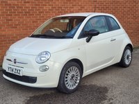 USED 2014 14 FIAT 500 1.2 Pop Hatchback 3dr Petrol Manual Euro 6 (s/s) (69 bhp) ALLOYS - HISTORY + TIMING BELT