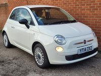 USED 2014 14 FIAT 500 1.2 Pop Hatchback 3dr Petrol Manual Euro 6 (s/s) (69 bhp) ALLOYS - HISTORY + TIMING BELT