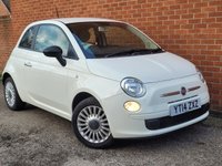 USED 2014 14 FIAT 500 1.2 Pop Hatchback 3dr Petrol Manual Euro 6 (s/s) (69 bhp) ALLOYS - HISTORY + TIMING BELT