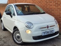 USED 2014 14 FIAT 500 1.2 Pop Hatchback 3dr Petrol Manual Euro 6 (s/s) (69 bhp) ALLOYS - HISTORY + TIMING BELT