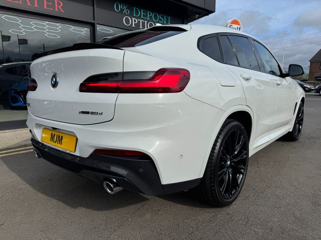 2019 BMW X4 2019 2.0 20d M Sport SUV 5dr Diesel Auto xDrive Euro 6 (s/s) (190 ps) * HUGE SPEC LIST * HARMAN KARDON SOUND * HEATED VERNASCA LEATHER * ADAPTIVE LED LIGHTS * 21" ALLOY WHEELS * REAR CAMERA * AMBIENT LIGHTING * CRUISE CONTROL * FRONT + REAR PARKING SENSORS * 6.5" DISPLAY * M SPORT BRAKING * SUN PROTECTION GLAZING * ALPINE WHITE * M SPORT SUSPENSION * BLUETOOTH * AUTOMATIC TAILGATE * DAB * SAT NAV * STUNNING THROUGHOUT * - Photo 6