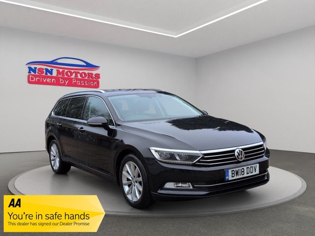 2018 18 VOLKSWAGEN PASSAT 1.6 TDI SE Business Estate 5dr Diesel DSG Euro 6 (s/s) (120 ps) 12 Months AA Breakdown - Free