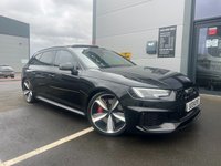 USED 2018 09 AUDI RS4 AVANT 2.9 TFSI V6 Carbon Edition Estate 5dr Petrol Tiptronic quattro Euro 6 (s/s) (450 ps) HUGE SPEC | 2 KEYS | FSH!