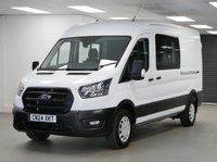 USED 2024 24 FORD TRANSIT 350 2.0 EBL 130 BHP L3 TREND CREWCAB 6 SEATER  FACELIFT | 6 SEATER | AIR CON | L3 LONG