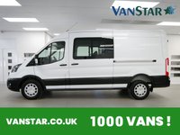 USED 2024 24 FORD TRANSIT 350 2.0 EBL 130 BHP L3 TREND CREWCAB 6 SEATER  FACELIFT | 6 SEATER | AIR CON | L3 LONG