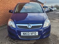 USED 2013 13 VAUXHALL ZAFIRA 1.6 16V Exclusiv MPV 5dr Petrol Manual Euro 5 (115 ps) 1 OWNER - 12 SERVICE STAMPS - FULL FRESH 12 MONTHS MOT