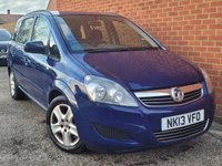USED 2013 13 VAUXHALL ZAFIRA 1.6 16V Exclusiv MPV 5dr Petrol Manual Euro 5 (115 ps) 1 OWNER - 12 SERVICE STAMPS - FULL FRESH 12 MONTHS MOT