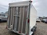 USED TRAILER BOX VAN IVOR WILLIAMS DOUBLE AXLE BOX TRAILER WITH RAMP DOORS