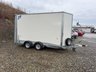 USED TRAILER BOX VAN IVOR WILLIAMS DOUBLE AXLE BOX TRAILER WITH RAMP DOORS