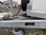 USED TRAILER BOX VAN IVOR WILLIAMS DOUBLE AXLE BOX TRAILER WITH RAMP DOORS