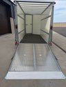USED TRAILER BOX VAN IVOR WILLIAMS DOUBLE AXLE BOX TRAILER WITH RAMP DOORS