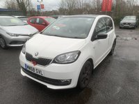 USED 2018 68 SKODA CITIGO 1.0 MPI GreenTech Colour Edition Hatchback 5dr Petrol Manual Euro 6 (s/s) (60 ps) VERY LOW MILEAGE, BLUETOOTH, AUX, AIR CON