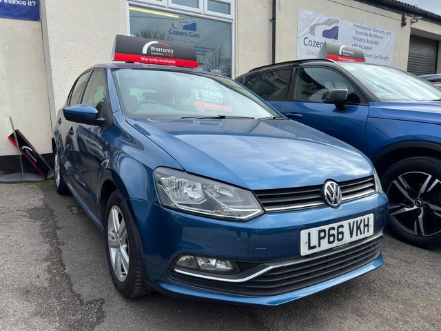 2017 VOLKSWAGEN POLO 1.2 TSI BlueMotion Tech Match Hatchback 5dr Petrol Manual Euro 6 (s/s) (90 ps)