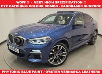 USED 2018 68 BMW X4 3.0 M40d SUV 5dr Diesel Auto xDrive Euro 6 (s/s) (326 ps) 