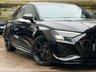 USED 2022 22 AUDI RS3 2.5 TFSI Carbon Black Saloon 4dr Petrol S Tronic quattro Euro 6 (s/s) (400 ps) STYLING+1  FORMER KEEPER+B AND O+