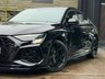 USED 2022 22 AUDI RS3 2.5 TFSI Carbon Black Saloon 4dr Petrol S Tronic quattro Euro 6 (s/s) (400 ps) STYLING+1  FORMER KEEPER+B AND O+