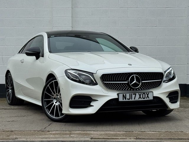 View our Mercedes-Benz E-Class 2.0 E220d AMG Line (Premium Plus) Coupe 2dr Diesel G-Tronic+ Euro 6 (s/s) (194 ps)