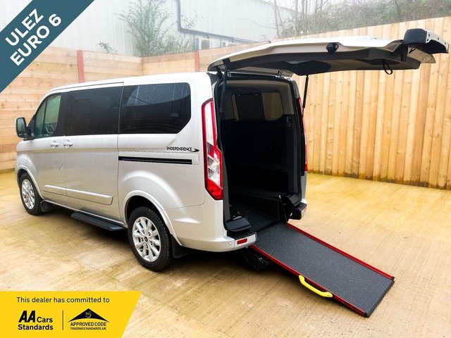 View our Ford Tourneo Custom 3 Seat Passenger Transfer Wheelchair Accessible Disabled Access Vehicle WAV