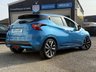 USED 2019 69 NISSAN MICRA 1.0 DIG-T Acenta Hatchback 5dr Petrol Manual Euro 6 (s/s) (117 ps) Finished in POWER BLUE with CHARCOAL SPORTS TRIM. This is a great looking version of the 5th generation Micra. It is stylish, economical and a joy to drive. Perfect for the small to mid sized family. Feature include DAB Radio,  B/Tooth, Cruise Control, 17" Alloys Front Fogs, park Sensors and more. Dealer Serviced at 3070 miles, 3131 miles, 9726 miles, 15543 miles, 21521 miles, 25381 miles and at 26266 miles.