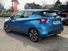 USED 2019 69 NISSAN MICRA 1.0 DIG-T Acenta Hatchback 5dr Petrol Manual Euro 6 (s/s) (117 ps) Finished in POWER BLUE with CHARCOAL SPORTS TRIM. This is a great looking version of the 5th generation Micra. It is stylish, economical and a joy to drive. Perfect for the small to mid sized family. Feature include DAB Radio,  B/Tooth, Cruise Control, 17" Alloys Front Fogs, park Sensors and more. Dealer Serviced at 3070 miles, 3131 miles, 9726 miles, 15543 miles, 21521 miles, 25381 miles and at 26266 miles.