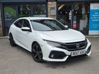 USED 2017 67 HONDA CIVIC 1.5 VTEC Turbo Sport Hatchback 5dr Petrol CVT Euro 6 (s/s) (182 ps) 6 MONTHS RAC WARRANTY 2 KEYS
