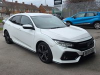 USED 2017 67 HONDA CIVIC 1.5 VTEC Turbo Sport Hatchback 5dr Petrol CVT Euro 6 (s/s) (182 ps) 6 MONTHS RAC WARRANTY 2 KEYS