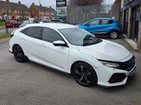 USED 2017 67 HONDA CIVIC 1.5 VTEC Turbo Sport Hatchback 5dr Petrol CVT Euro 6 (s/s) (182 ps) 6 MONTHS RAC WARRANTY 2 KEYS
