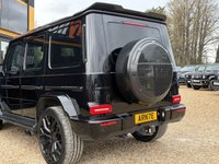 USED 2018 68 MERCEDES-BENZ G-CLASS 4.0 G63 V8 BiTurbo AMG SUV 5dr Petrol SpdS+9GT 4MATIC Euro 6 (s/s) (585 ps) URBAN WIDETRACK + UC-4 23" ALLOY WHEELS + TRUFFLE BROWN & BLACK INTERIOR + SUNROOF + CARBON STEERING WHEEL + CARBON SPOILER + CARBON BONNET VENTS + CARBON FRONT SPLITTER WITH DRL's + ACC
