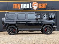 USED 2018 68 MERCEDES-BENZ G-CLASS 4.0 G63 V8 BiTurbo AMG SUV 5dr Petrol SpdS+9GT 4MATIC Euro 6 (s/s) (585 ps) URBAN WIDETRACK + UC-4 23" ALLOY WHEELS + TRUFFLE BROWN & BLACK INTERIOR + SUNROOF + CARBON STEERING WHEEL + CARBON SPOILER + CARBON BONNET VENTS + CARBON FRONT SPLITTER WITH DRL's + ACC