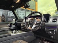 USED 2018 68 MERCEDES-BENZ G-CLASS 4.0 G63 V8 BiTurbo AMG SUV 5dr Petrol SpdS+9GT 4MATIC Euro 6 (s/s) (585 ps) URBAN WIDETRACK + UC-4 23" ALLOY WHEELS + TRUFFLE BROWN & BLACK INTERIOR + SUNROOF + CARBON STEERING WHEEL + CARBON SPOILER + CARBON BONNET VENTS + CARBON FRONT SPLITTER WITH DRL's + ACC