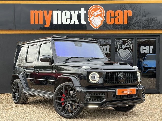View our Mercedes-Benz G-Class 4.0 G63 V8 BiTurbo AMG SUV 5dr Petrol SpdS+9GT 4MATIC Euro 6 (s/s) (585 ps)
