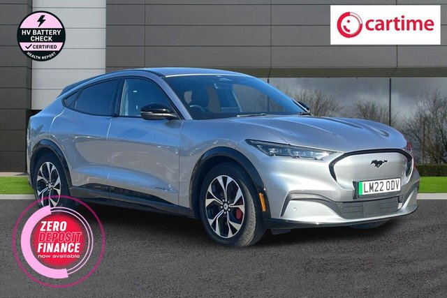 View our Ford Mustang Mach-E Standard Range 70kWh SUV 5dr Electric Automatic AWD (269 ps) 360 Degree Camera, Front / Rear Parking Sensors, Tech Pack Plus, Heated Steering Wheel, SYNC With Connected Navigation