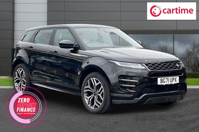 View our Land Rover Range Rover Evoque 1.5 P300e 12.2kWh R-Dynamic HSE SUV 5dr Petrol Plug-in Hybrid Auto 4WD Euro 6 (s/s) (309 ps) Panoramic Roof, Rear View Camera, Front / Rear Parking Aid, Android Auto / Apple CarPlay, Heated Steering Wheel