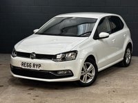 USED 2016 66 VOLKSWAGEN POLO 1.2 TSI BlueMotion Tech Match Hatchback 5dr Petrol Manual Euro 6 (s/s) (90 ps) DAB - BLUETOOTH - A/C
