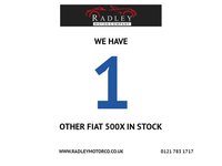USED 2016 16 FIAT 500X 1.6 MultiJetII Cross SUV 5dr Diesel Manual Euro 6 (s/s) (120 ps) 6 MONTHS RAC PLATINUM WARRANTY