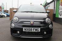 USED 2018 68 ABARTH 595 1.4 T-Jet Turismo Hatchback 3dr Petrol Manual Euro 6 (165 bhp) FINISHED IN SCORPIONE BLACK--ABARTH BLACK LEATHER