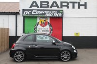 USED 2018 68 ABARTH 595 1.4 T-Jet Turismo Hatchback 3dr Petrol Manual Euro 6 (165 bhp) FINISHED IN SCORPIONE BLACK--ABARTH BLACK LEATHER