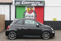 USED 2018 68 ABARTH 595 1.4 T-Jet Turismo Hatchback 3dr Petrol Manual Euro 6 (165 bhp) FINISHED IN SCORPIONE BLACK--ABARTH BLACK LEATHER