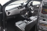 USED 2018 68 ABARTH 595 1.4 T-Jet Turismo Hatchback 3dr Petrol Manual Euro 6 (165 bhp) FINISHED IN SCORPIONE BLACK--ABARTH BLACK LEATHER