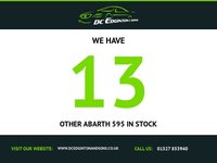 USED 2018 68 ABARTH 595 1.4 T-Jet Turismo Hatchback 3dr Petrol Manual Euro 6 (165 bhp) FINISHED IN SCORPIONE BLACK--ABARTH BLACK LEATHER